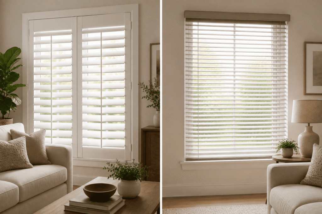 Plantation Shutters vs. Traditional Blinds